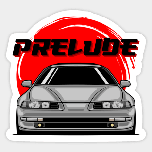 Silver Prelude MK4 Front Sticker